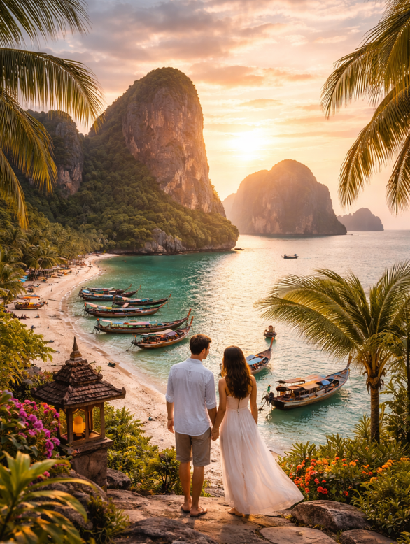동남아 태국 신혼여행 이미지