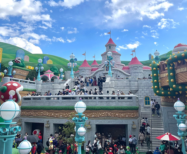 슈퍼 닌텐도 월드 반대편 전경