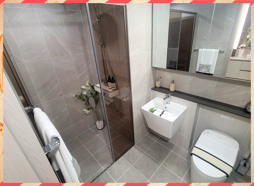 여수 율촌벽산블루밍은 26층 고층 설계를 적용해 일부 세대에서 광양만 조망이 가능