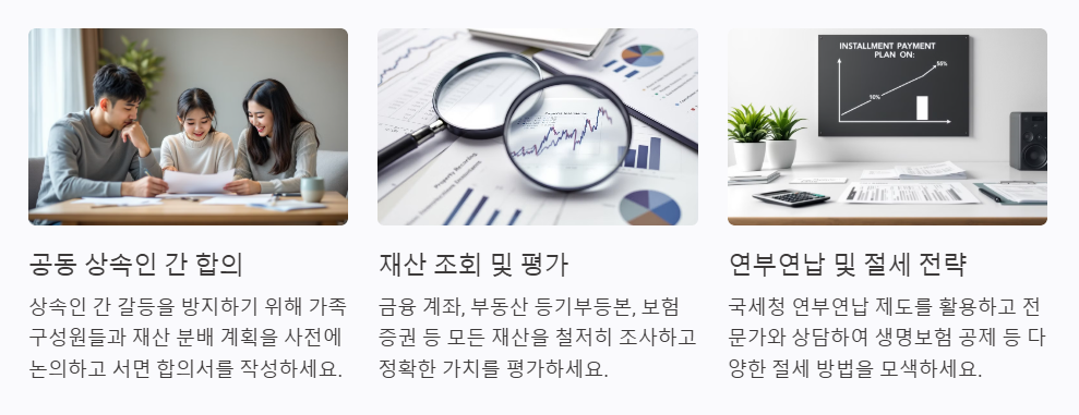 상속세 신고 시 유의사항