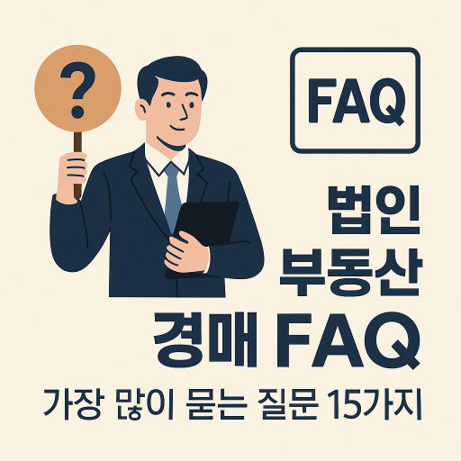 법인 부동산 경매 FAQ