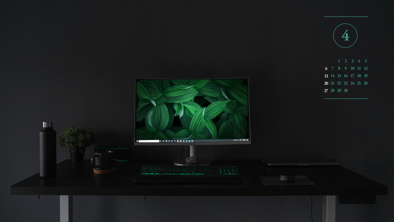 10 모니터 A - 2025년4월 노트북배경화면