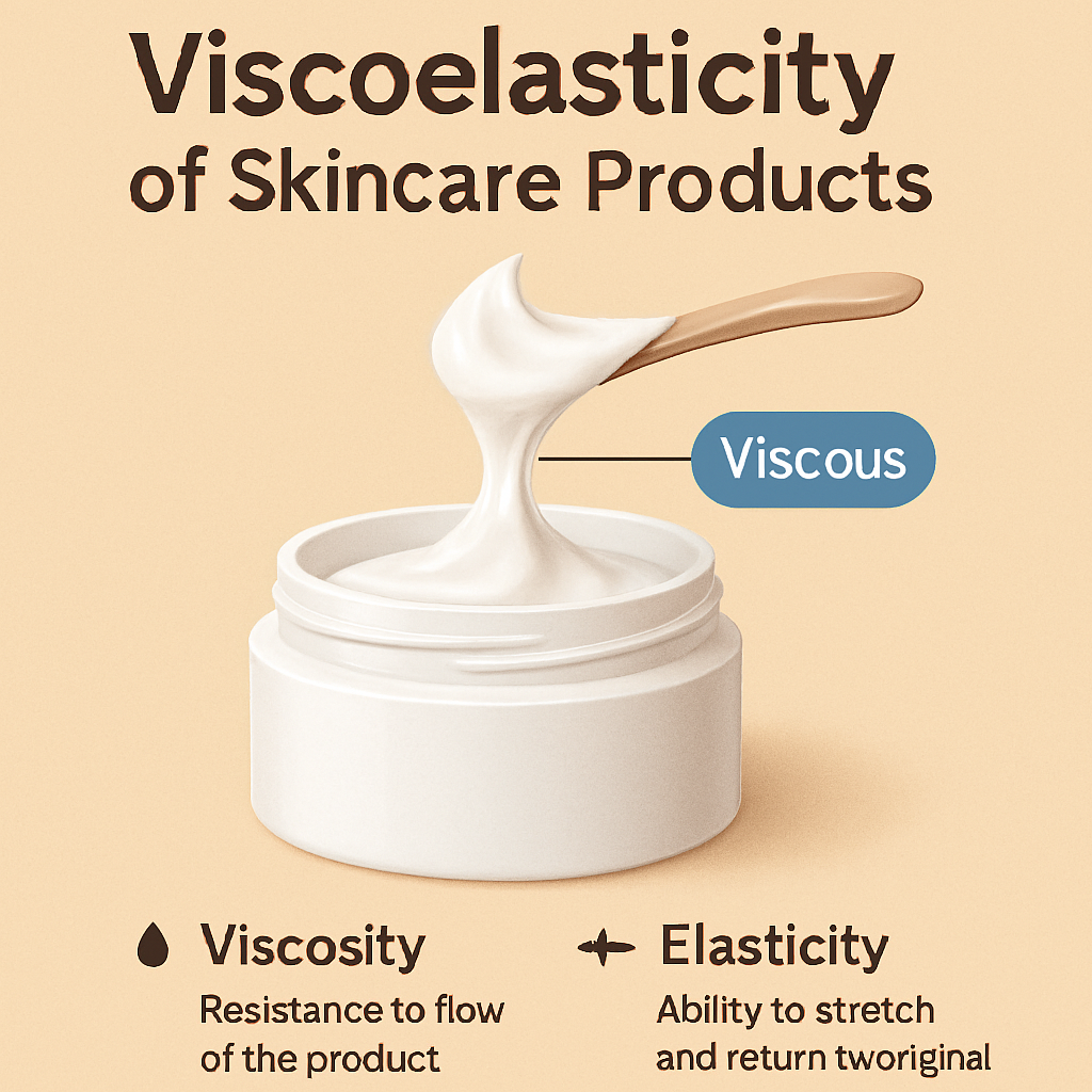 기초화장품의 점탄성과 점도 차이