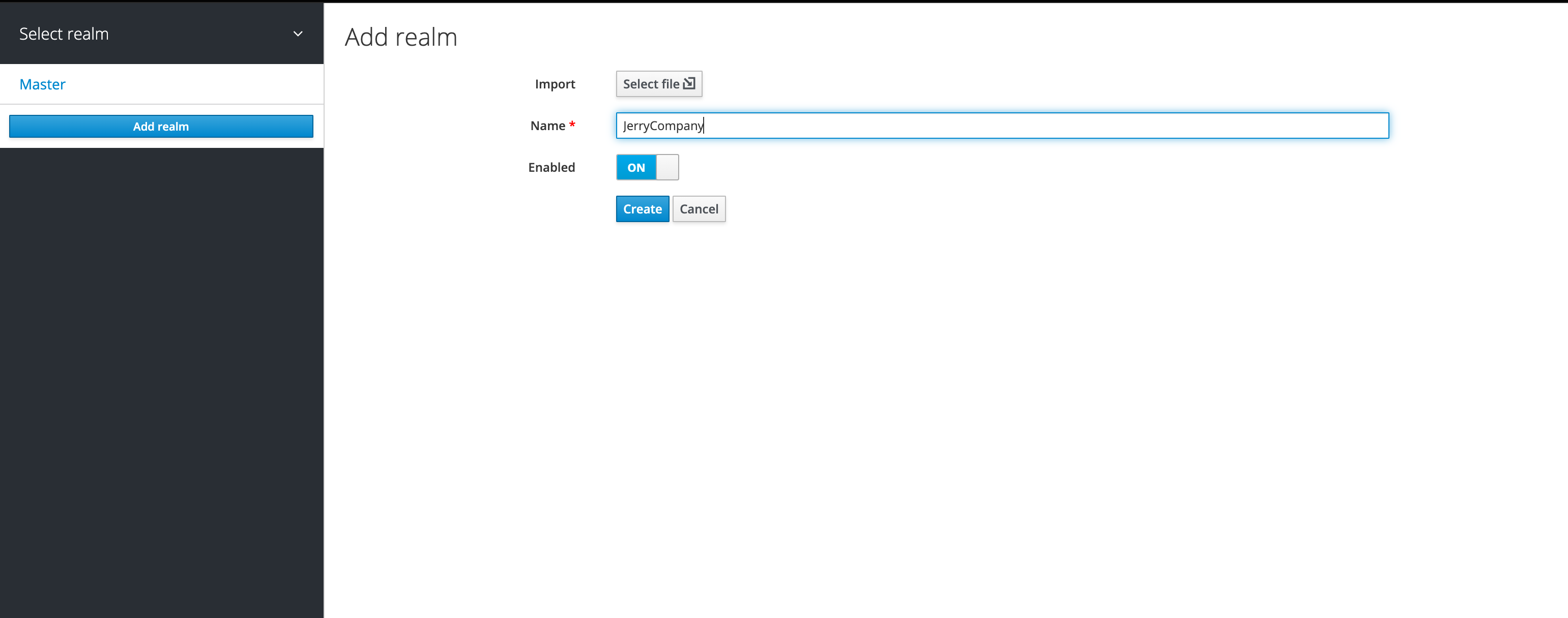 Keycloak Realm, Client 생성