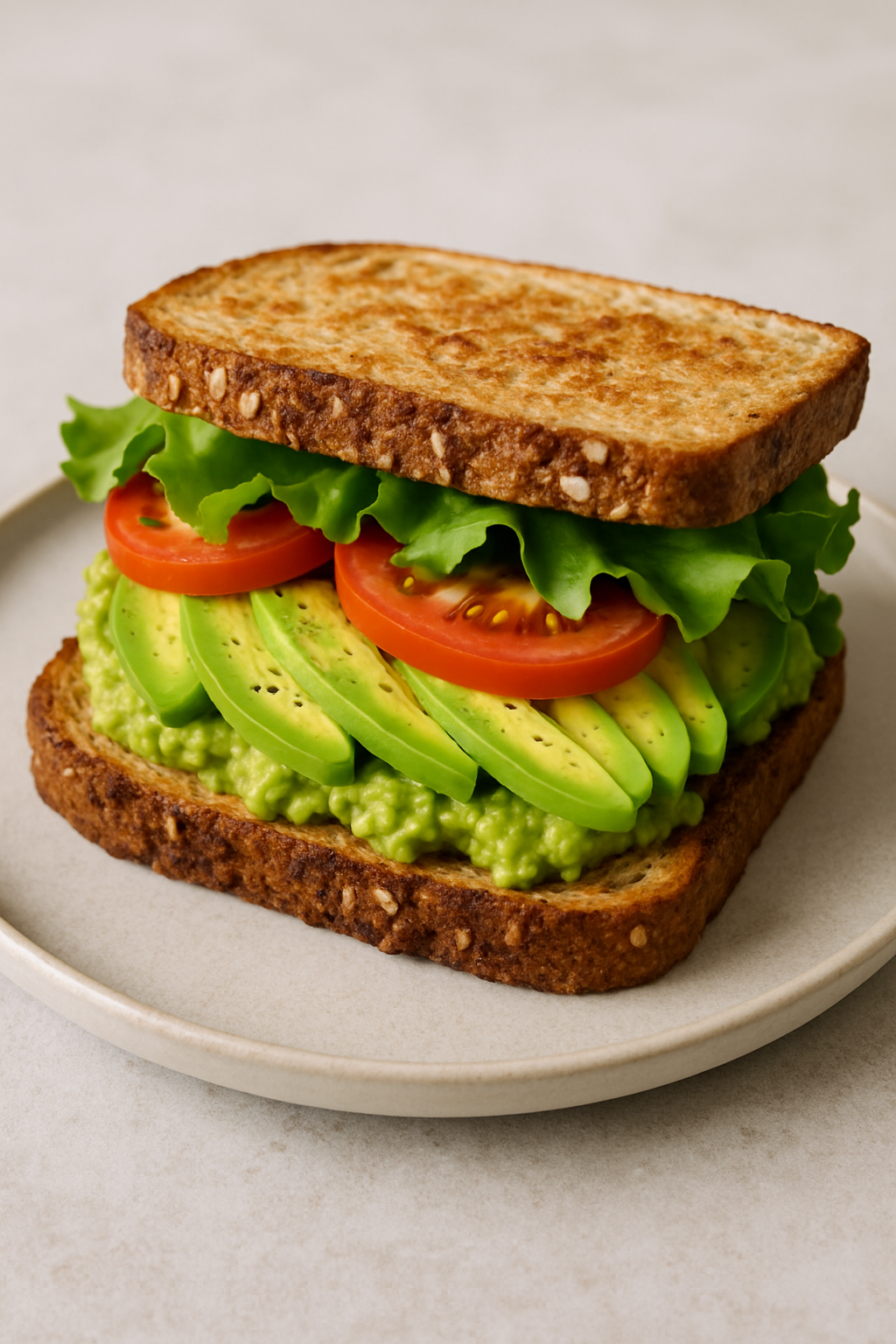아보카도 샌드위치 사진
