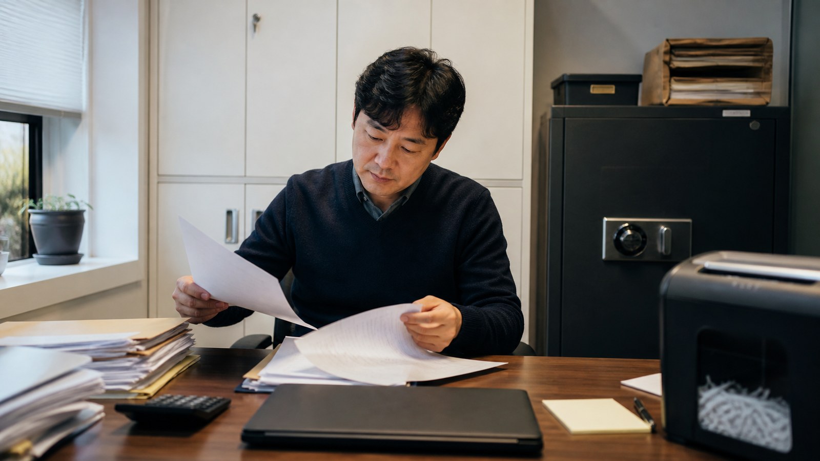 예약과 주문 고객정보의 보관 기간과 파기 일정을 확인하는 매장 운영자