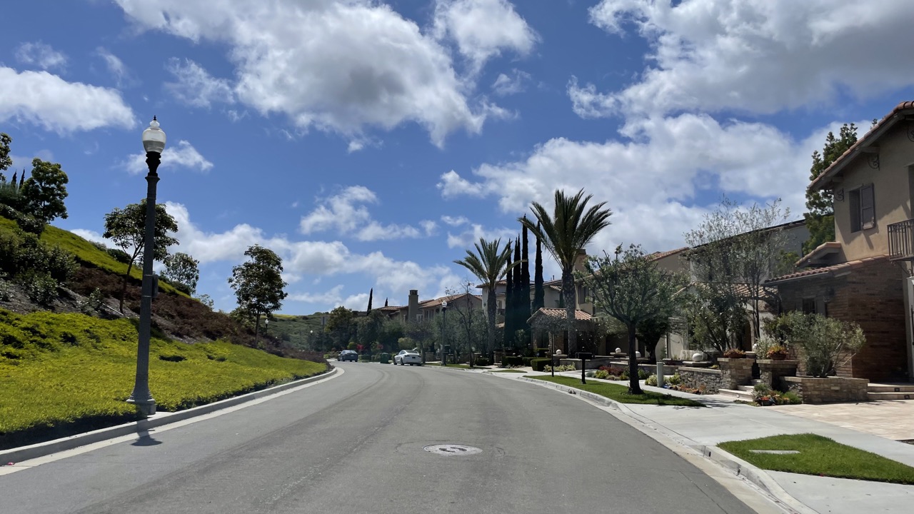 캘리포니아 여행 - 퀘일 힐 주택가