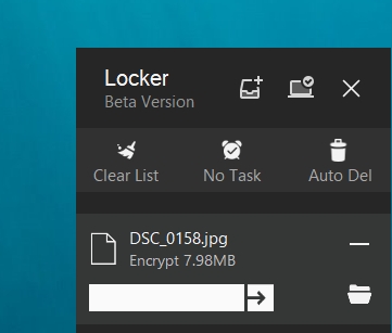 AESLocker 파일 암호화 시키는 사진