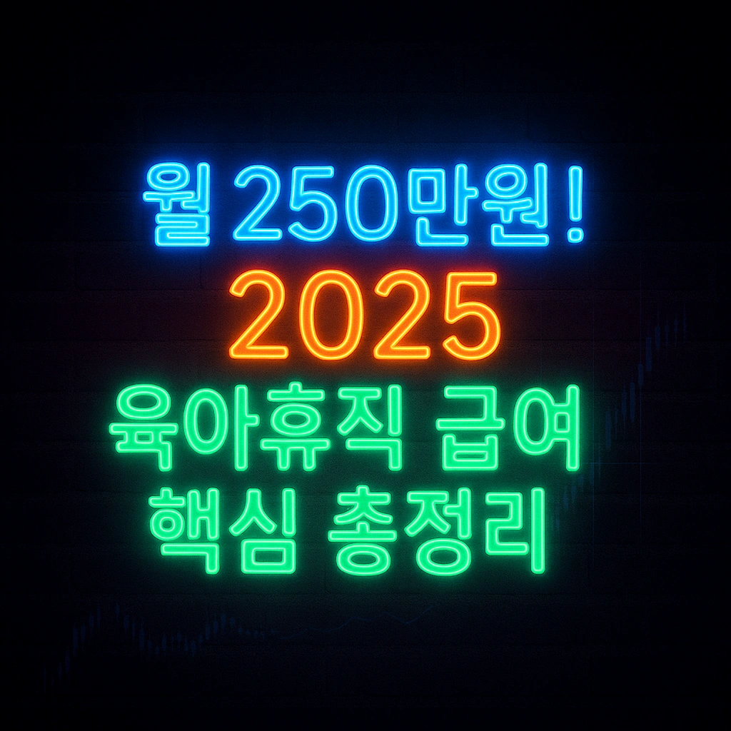 육아휴직 급여: 최대 250만원