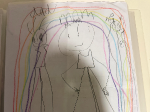 우리집 6세 딸 아이가 가져온 그림 분석하기 - 2일차