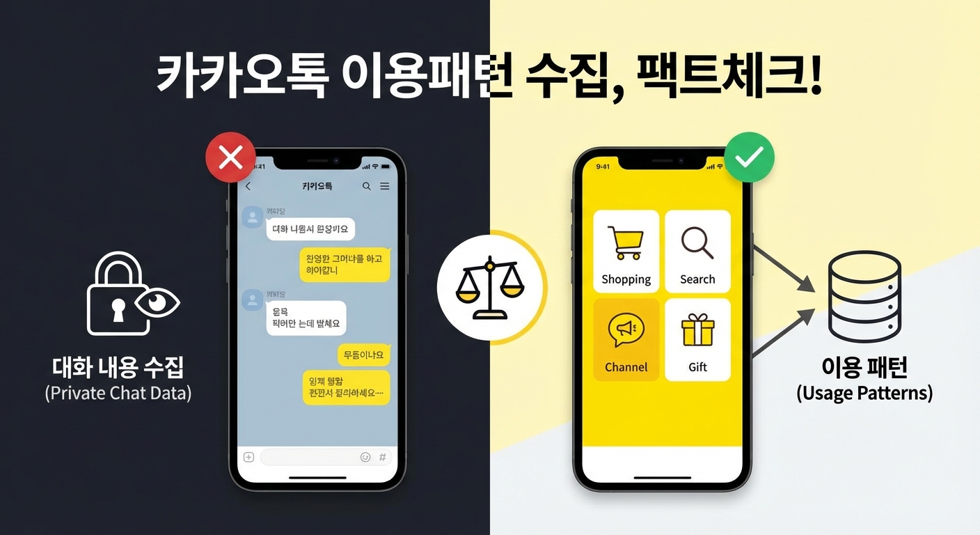 카카오톡 이용패턴 수집