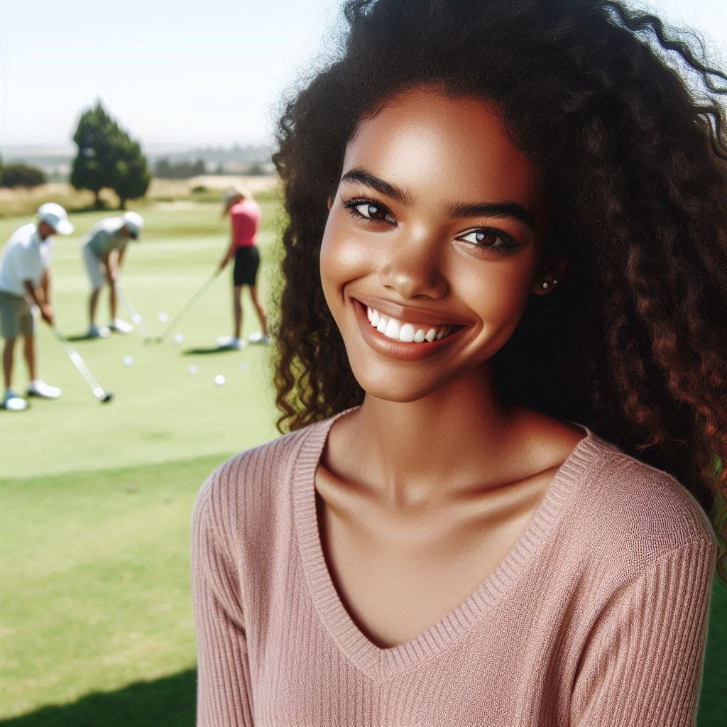 실외골프연습장 배경