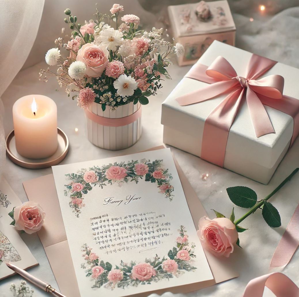 화이트데이 손편지 사진