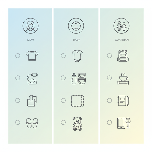 초보 엄마를 위한 출산가방 체크리스트