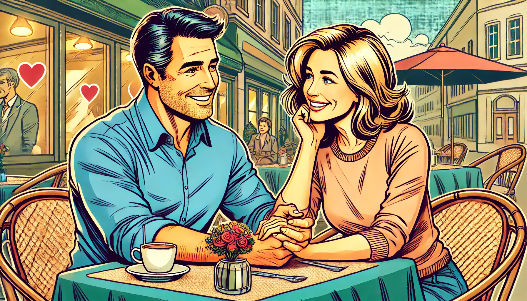 다정히-대화하고-있는-남녀