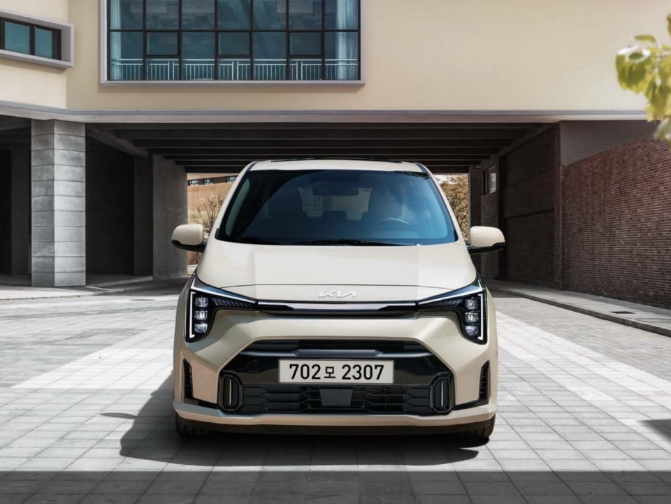 더 뉴 모닝 앞모습입니다(출처 : 기아).