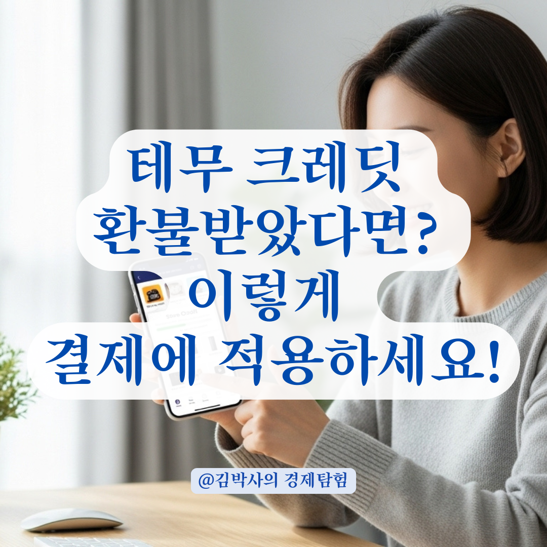 환불 대신 받은 테무 크레딧, 실제 결제에 적용하는 정확한 순서 알려드립니다.