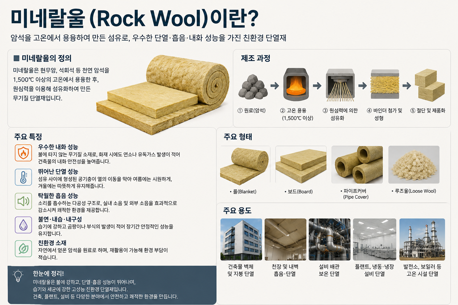 미네랄울(Rock Wool)이란