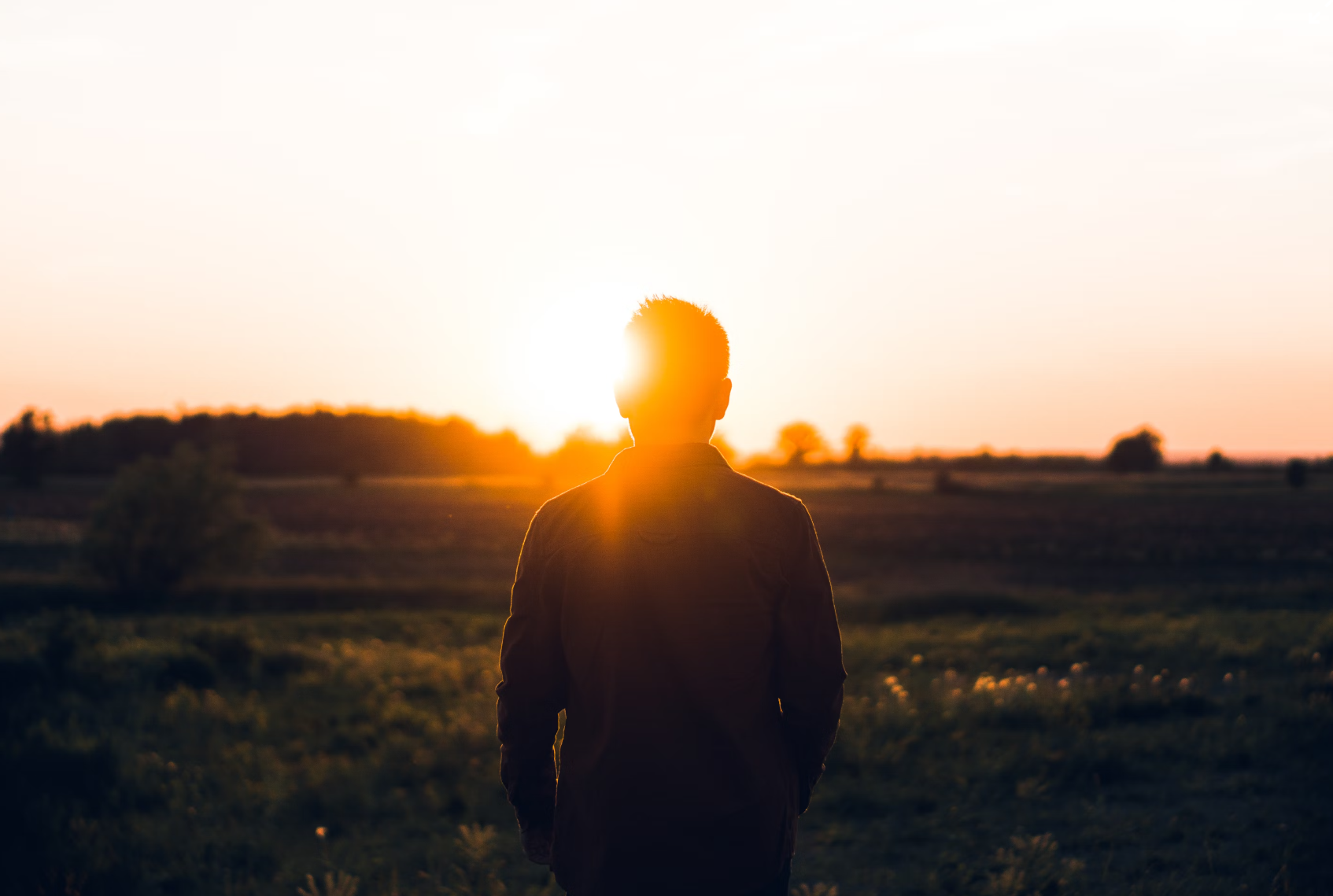 노을-남자-뒷모습-사진