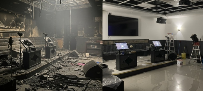 진도 화재청소 복구 인테리어