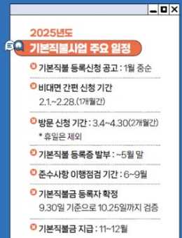 공익직불금 신청 자격