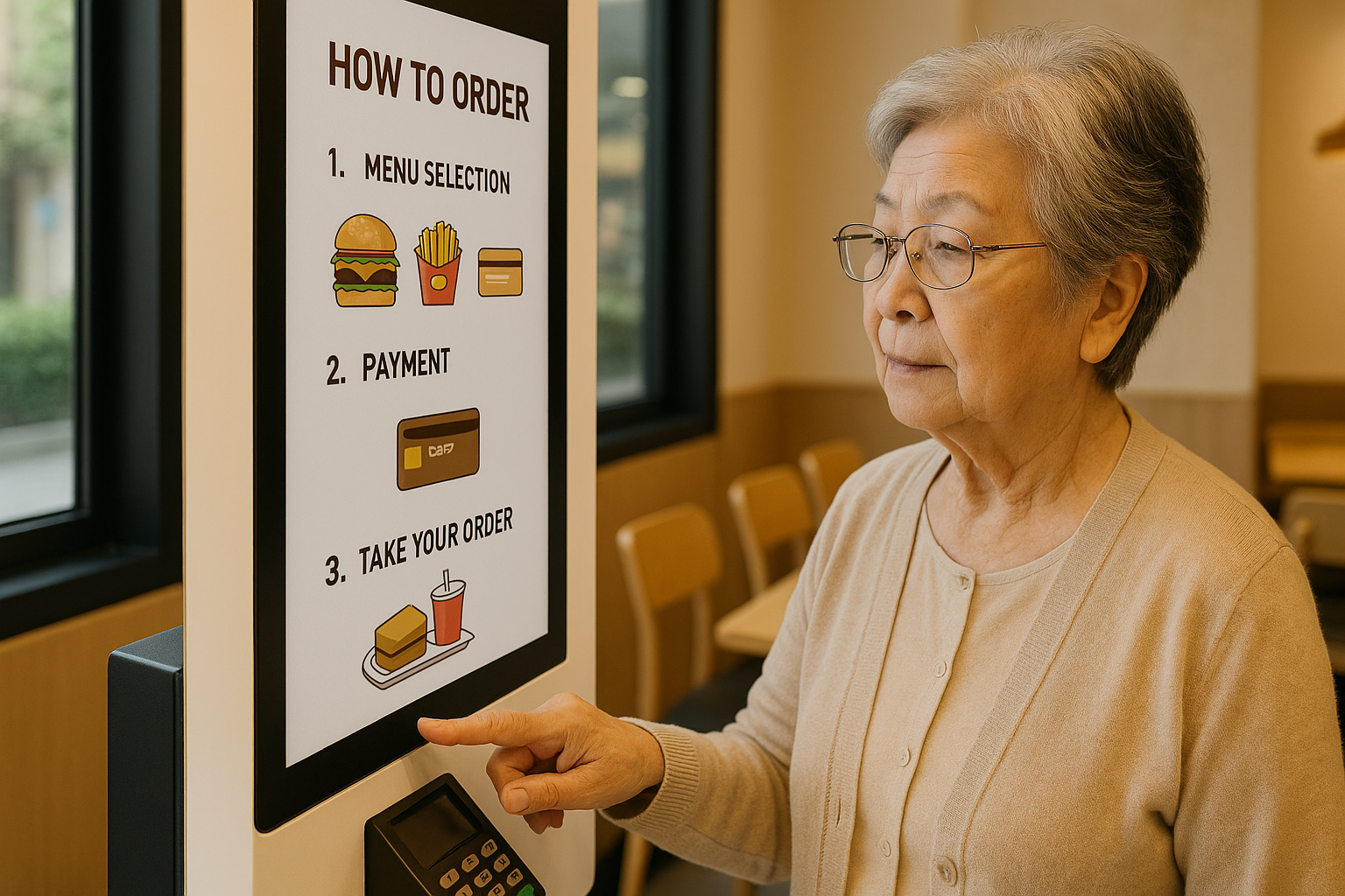 시니어들을 위한 쉬운 키오스크 주문법- 나도 키오스크에서 주문한다!
