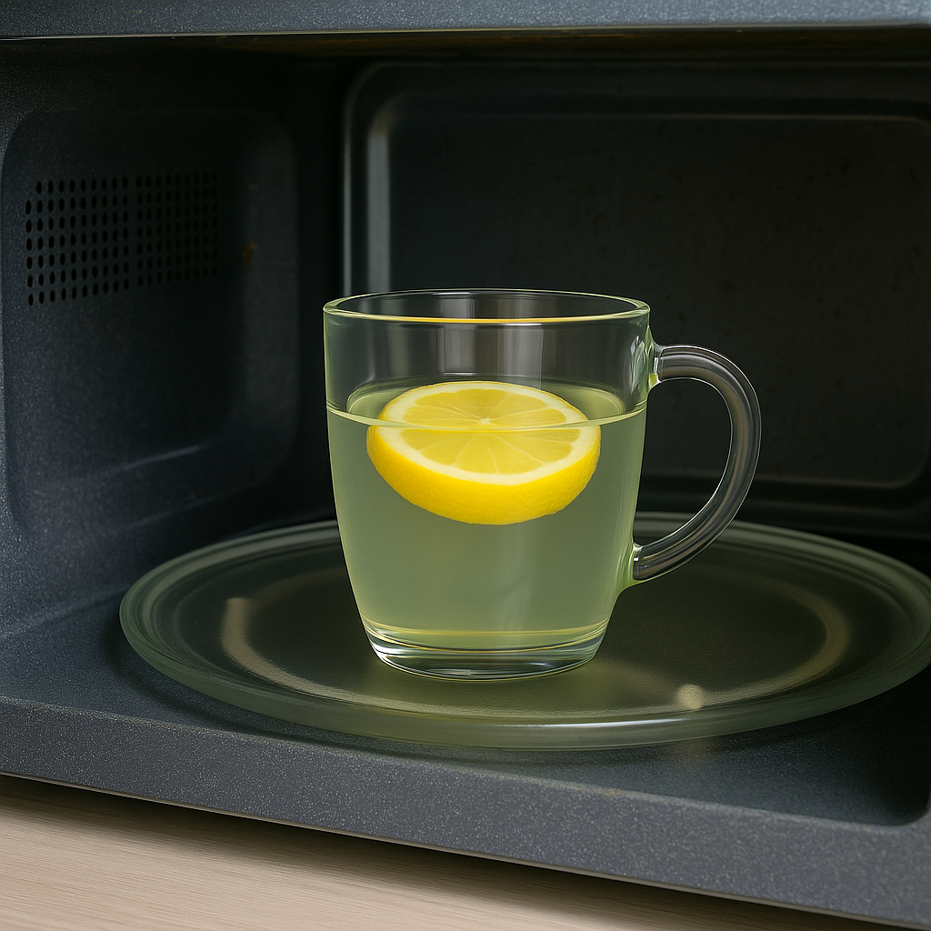 🍽️ 전자레인지 찌든 때 제거법, 5분이면 끝!