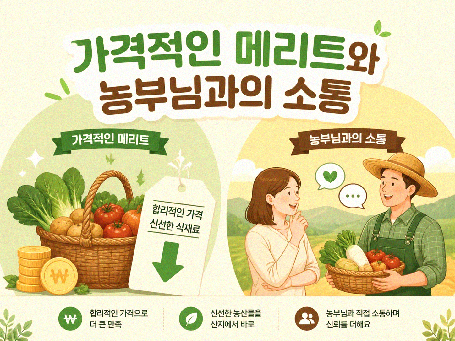 로컬 농부와 직접 거래하니 뭐가 달라졌을까