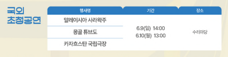 2024 강릉 단오제 행사 일정