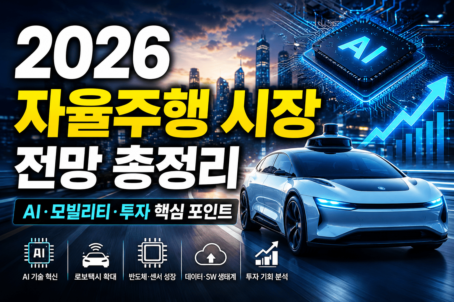 2026 자율주행 시장 전망 (AI, 모빌리티, 투자)