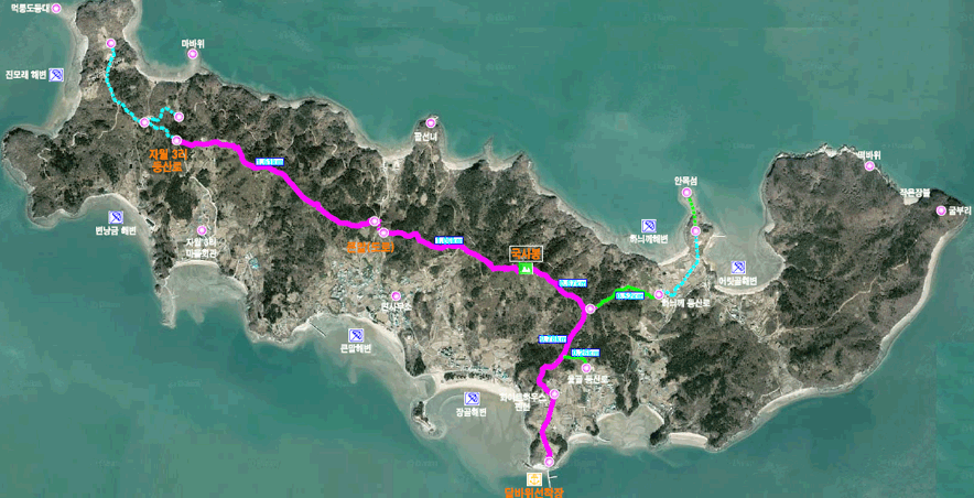 자월도 국사봉 숲길