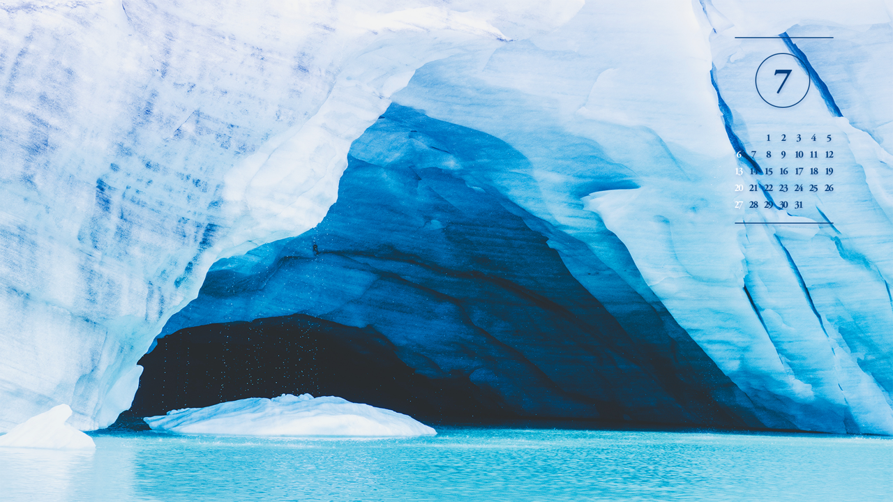 08 빙하 클로즈업 A - 2025년7월 노트북배경화면