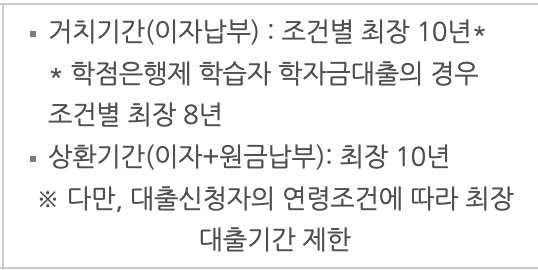학자금 대출 종류 방법