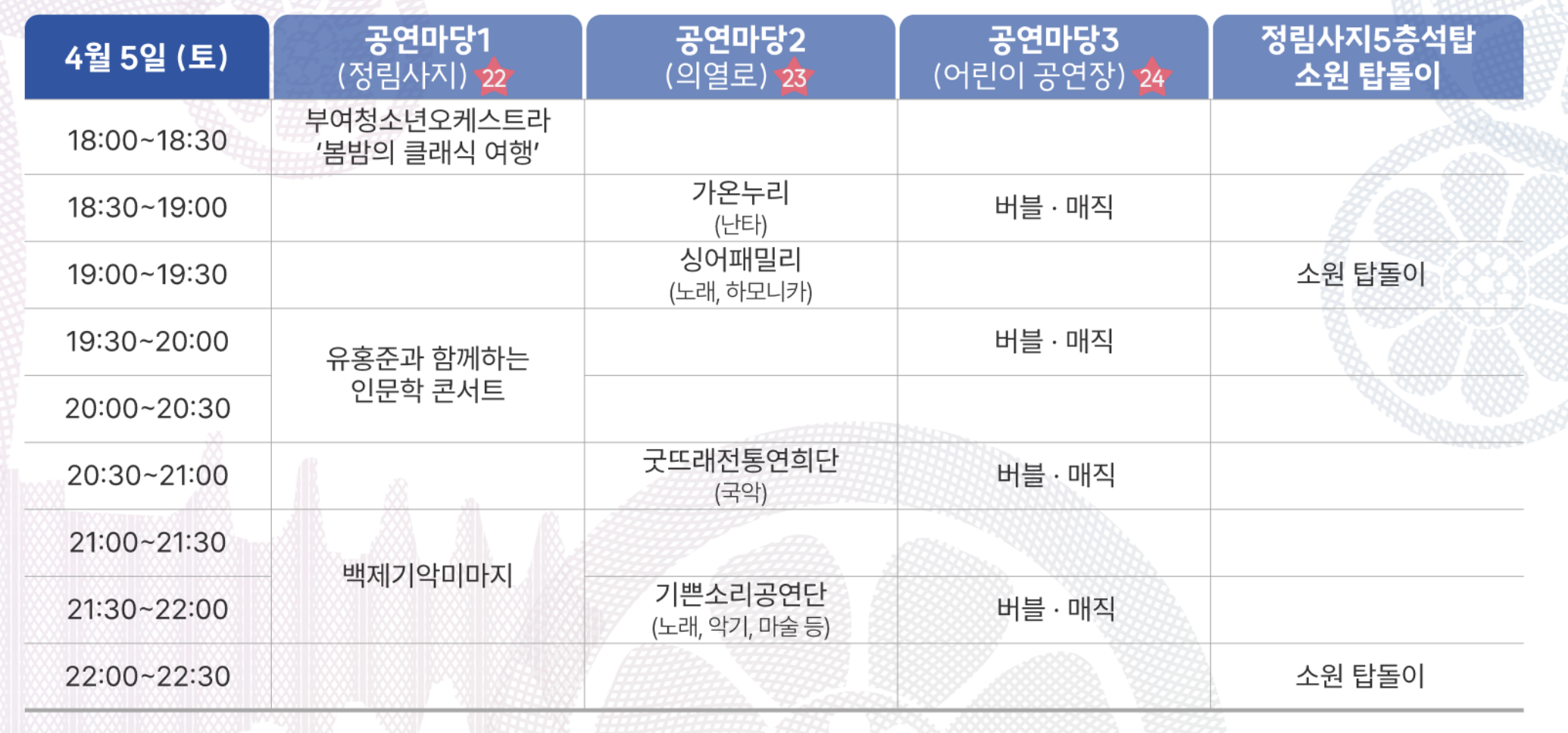 부여국가유산야행 