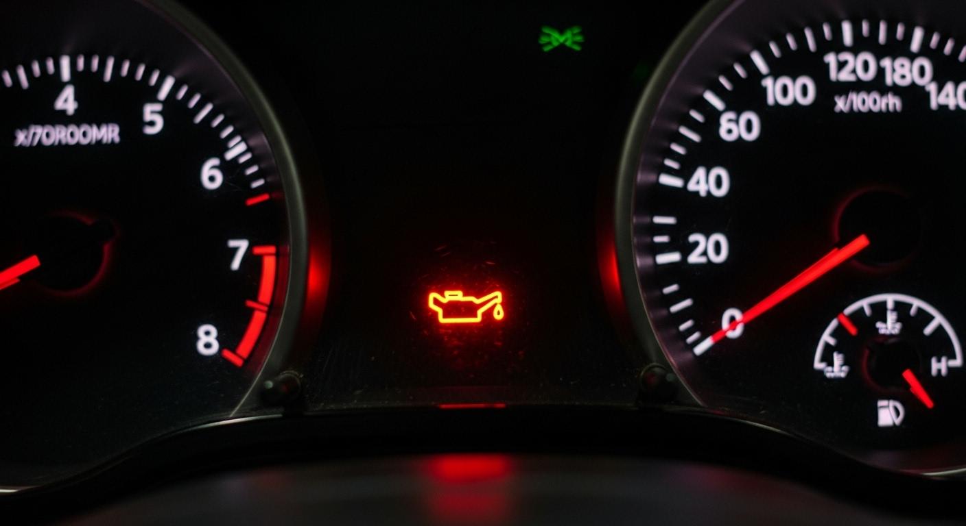 자동차 경고등 유압부족