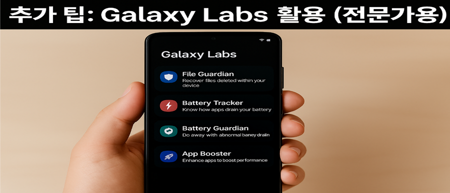 Galaxy Labs 활용