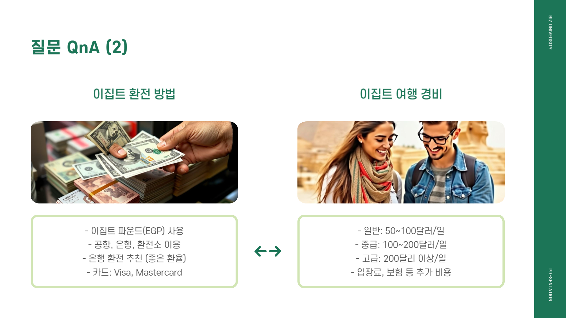 이집트 여행하기 좋은 계절