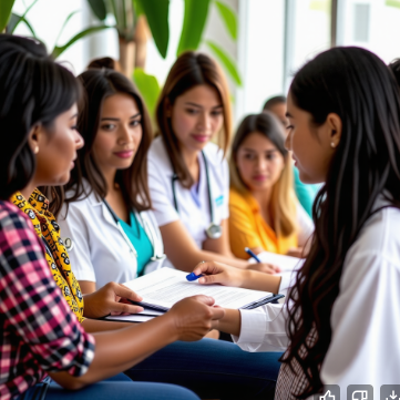 이주여성건강관리지원서비스와관련된그림