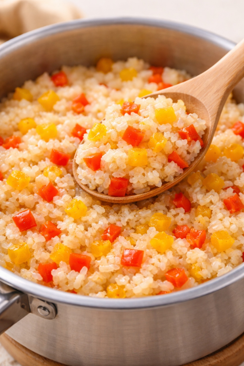 비타민 풍부한 소고기 파프리카 진밥 완성 농도와 12개월 아기 식단