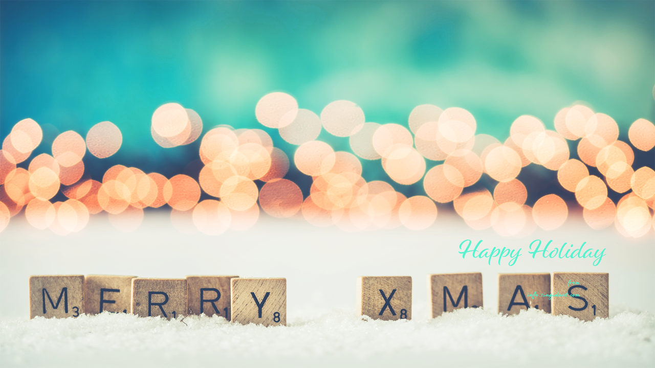 04 메리 크리스마스 C - Happy Holiday 크리스마스배경화면