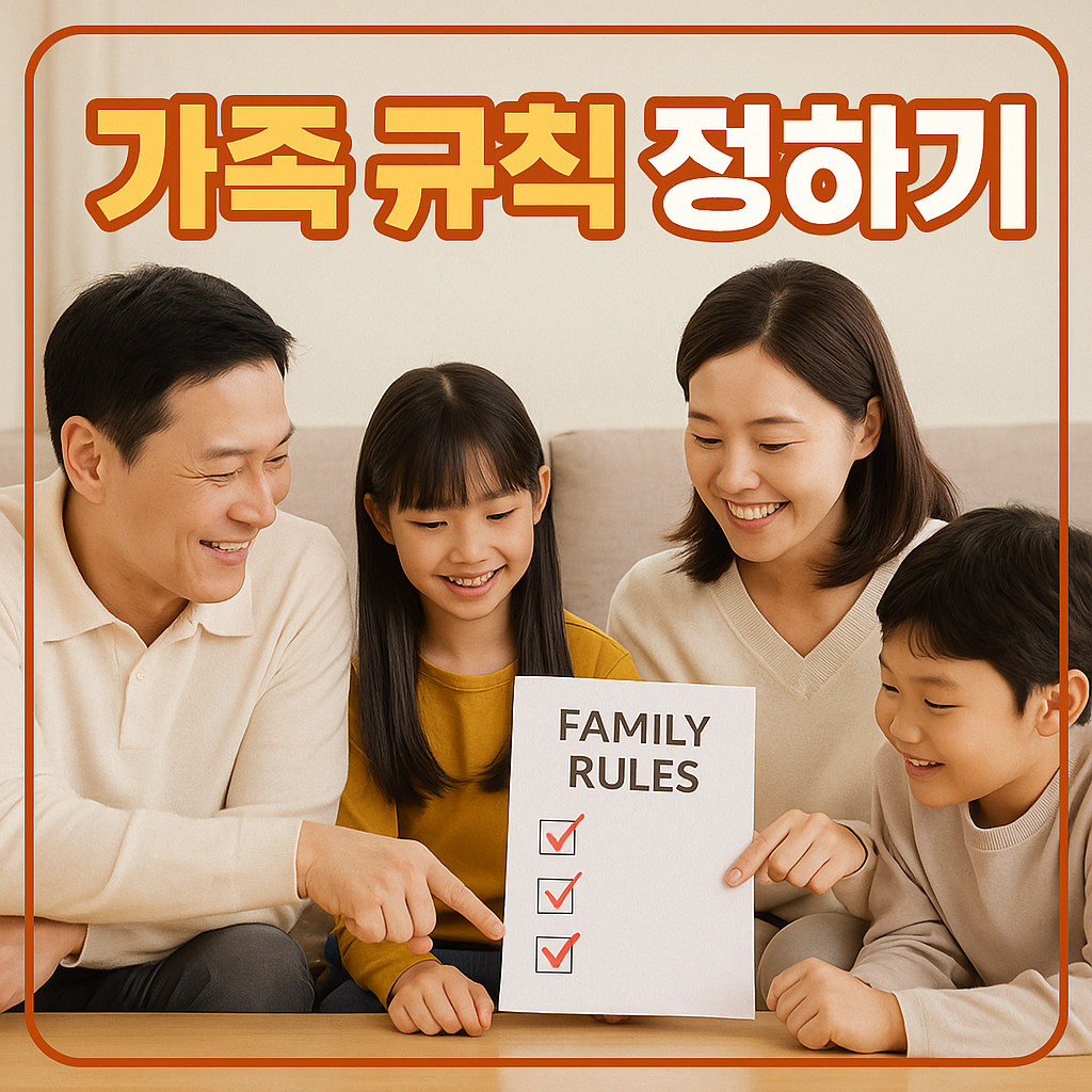 가족 규칙 정하기
