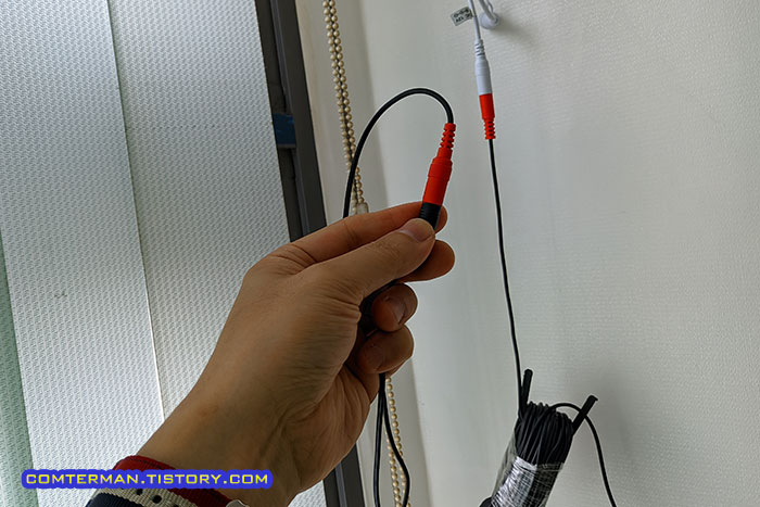 SNK-B73047BW 카메라 전원 연결