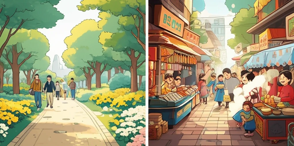 광주 동구 푸른길공원 매화 산책로 및..