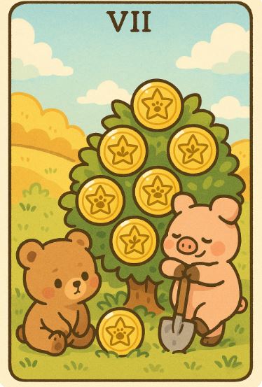 Seven of Pentacles (펜타클 7)