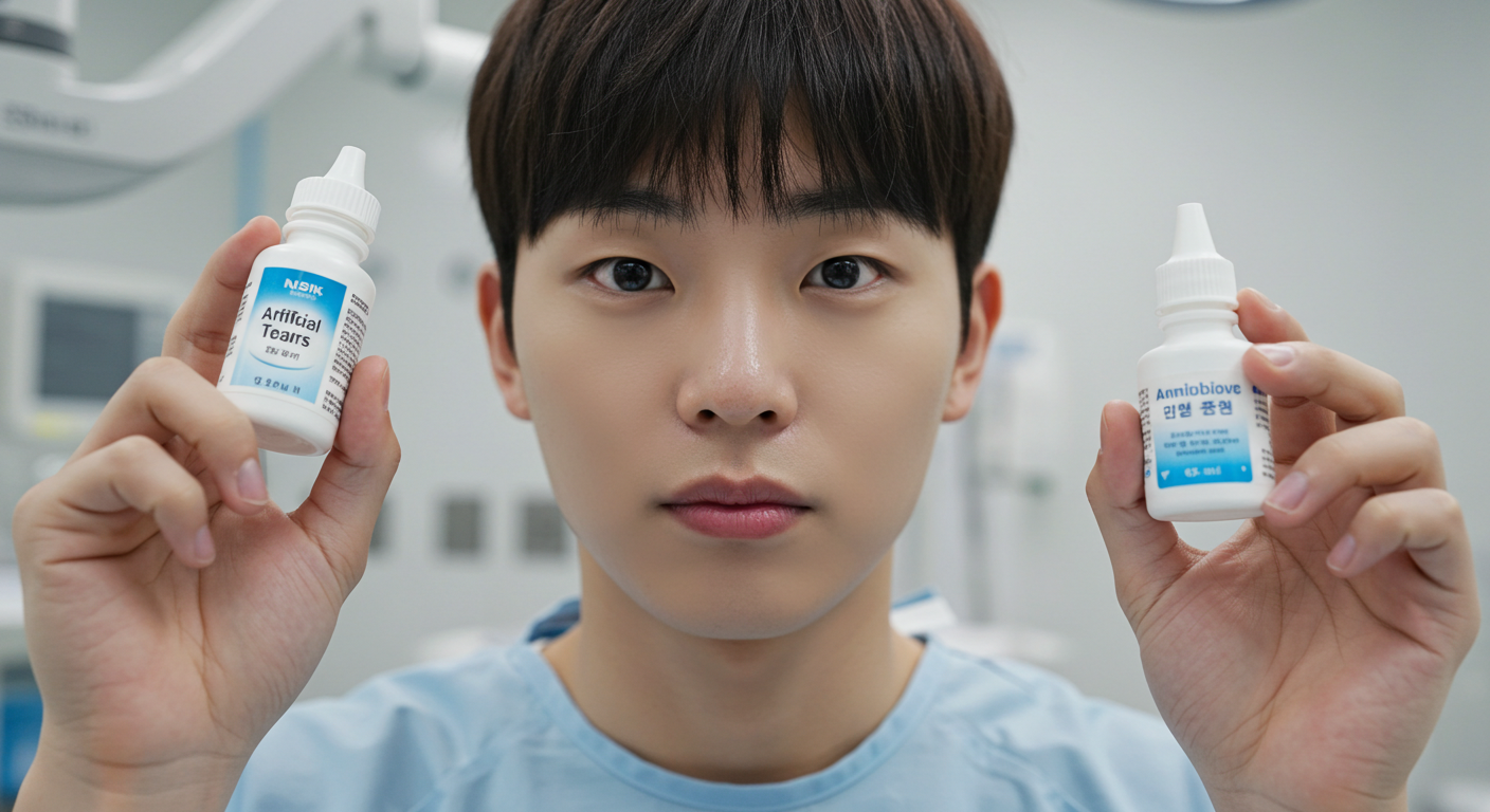 라섹, 라섹 전 관리, 크라비트 점안