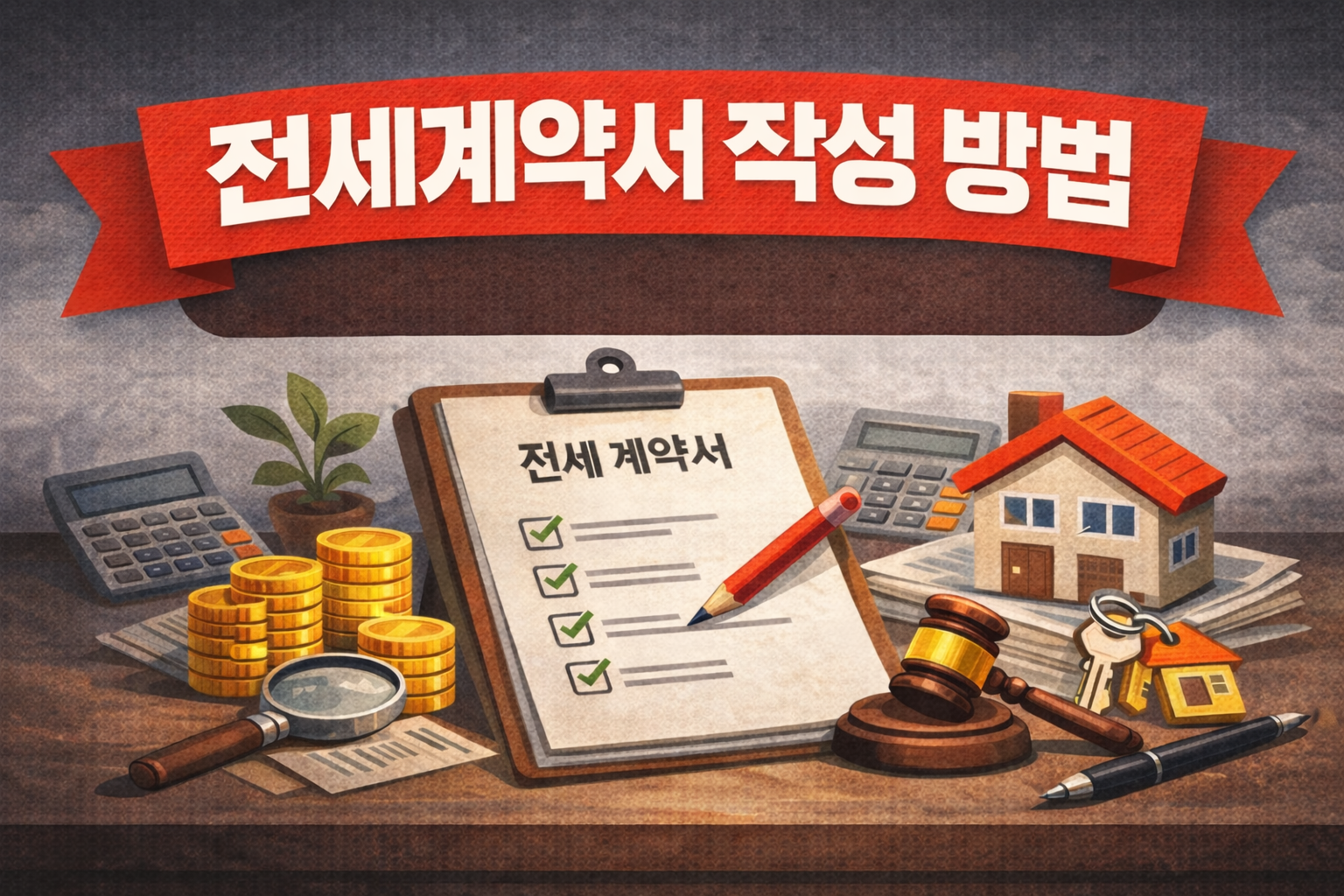 전세계약서 작성 방법