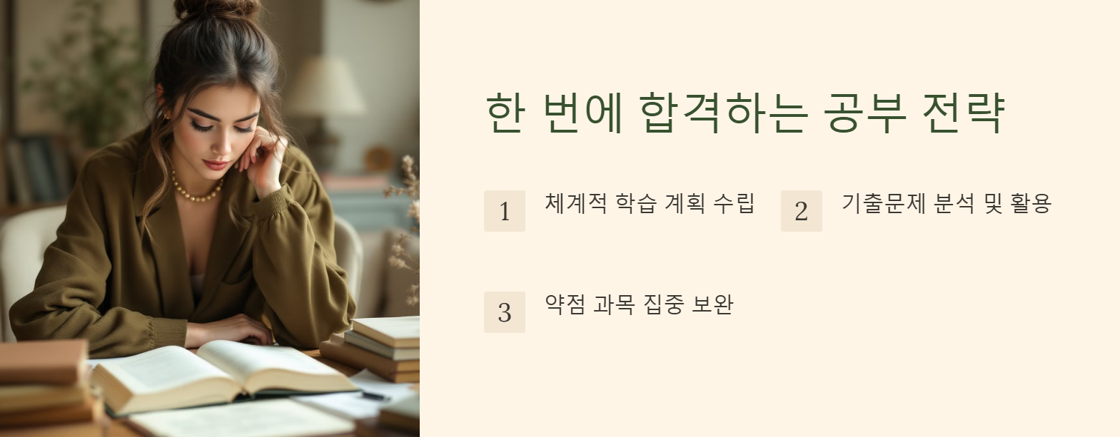 한 번에 합격하는 공부전략