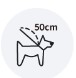 목줄 사용 시 50cm 내외로 짧게