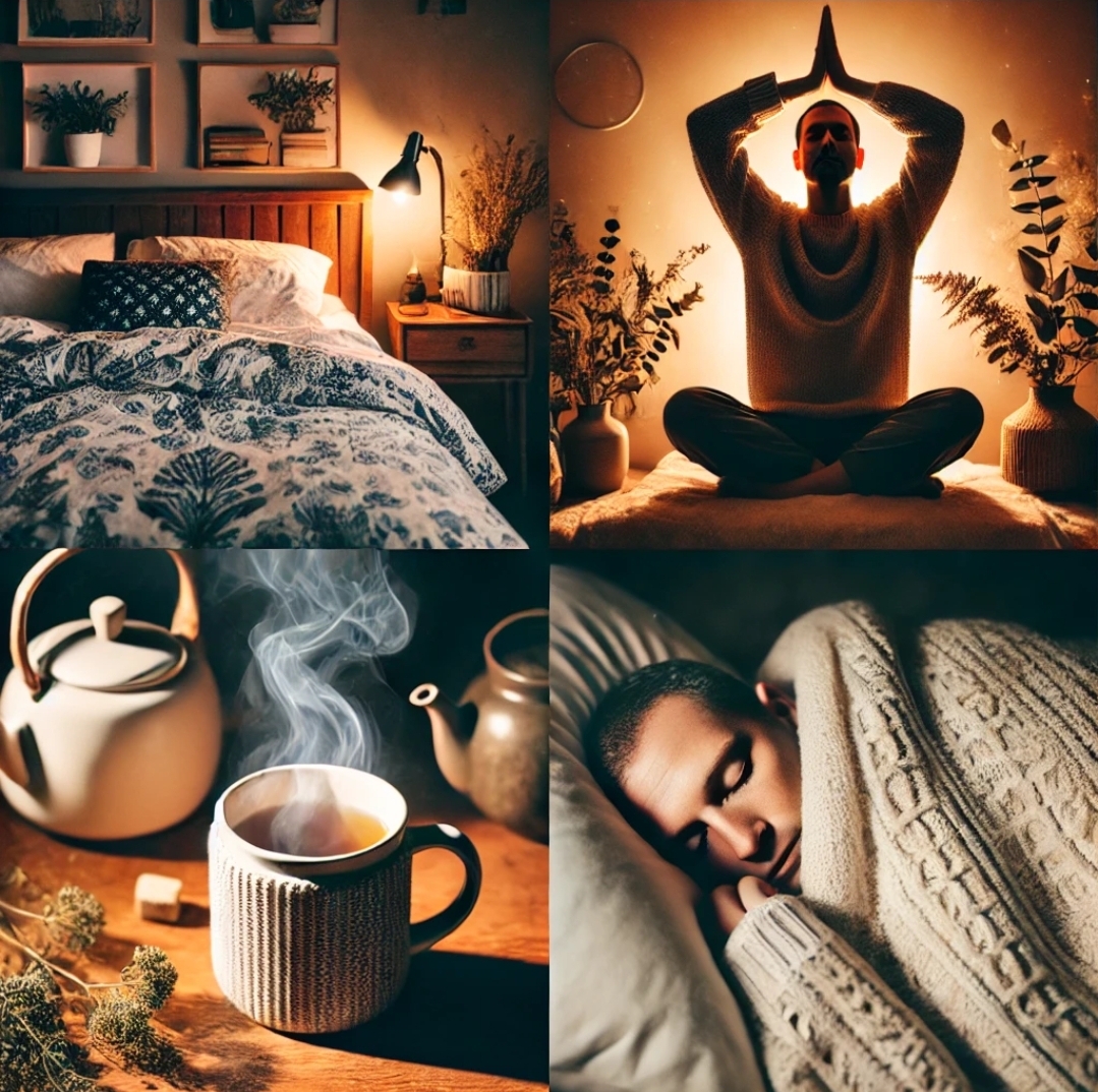 따뜻하고 편안한 분위기의 수면 환경