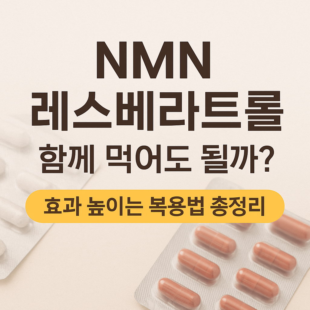 nmn 라스베라트롤 함께 복용시 복용법 썸네일